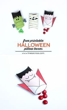 halloween paper crafts for kids with free printables and instructions on how to make them