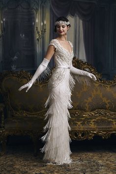 The Leading Lady - Eliza Jane Howell Estilo Charleston, Flapper Girls, Great Gatsby Fashion, Great Gatsby Wedding, Gatsby Dress, Stella York, Flapper Girl