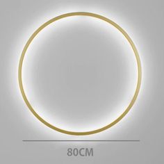 INSPIRA LIFESTYLES - Minimalist Ring Light - ACCENT LIGHT Wall Lights Living Room, Light Ring, Ring Light, Empty Wall, Minimalist Ring, Bed Head, Minimalist Rings, Super Simple, Light Source