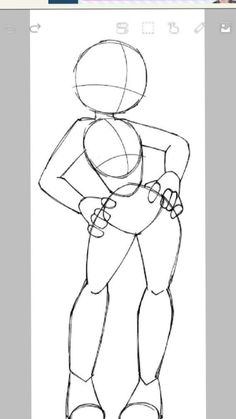 Cartoon Style Body Reference, Outfit Template Drawing, Art Base Full Body Pose, Drawing Body Base Pose, Drawing Anotamy, Body Anime Reference, Anime Body Base Sketch, Feminine Poses Drawing, Goofy Drawing Poses