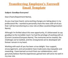 a letter to someone requesting that they have received an employee's email from the company