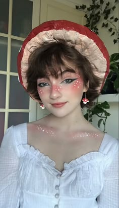 Mushroom Makeup, Costume Fleur, Karneval Diy, Detailed Fashion, Peachy Lip, Tudor Period