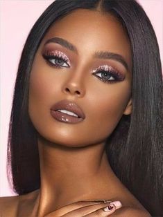 Mekap Mata, Smink Inspiration, Makijaż Smokey Eye, Dark Makeup, Glamour Makeup, Pink Makeup