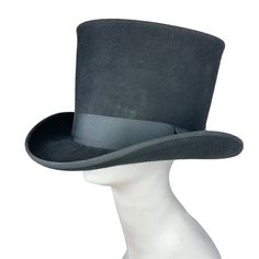 D Bar J Hat Company Black Flair Top Hat 10x Beaver Fur Hand Made 6" Crown Size 7 Sku: 205-008 This Is A Flair Top Style Hat In Black. The Sides Are Not Straight. They Flair Out. High Quality, Handmade, Fur Felt Cowboy Hat Crafted At D Bar J Hat Shop In Las Vegas, Nv. Every D Bar J Hat Is Handcrafted Using Century Old Techniques And Equipment That Are Extremely Difficult To Find In Todays Time. Always Made With The Quality To Last For Decades Of Daily Use In The Sun, Rain, Or Snow! High Quality, Handmade Hats For Real Working Cowboys And People Who Consistently Work Outdoors In The Sun. Keep Yourself Covered With A Hat That Will Withstand The Test Of Time! * Hat Stretcher And Box Include Black Top Hat For Kentucky Derby With Flat Crown, Black Top Hat With Flat Crown For Kentucky Derby, Western Style Fitted Top Hat With High Crown, Fitted Flat Crown Hats, Western Mini Hat With Short Brim, Western Style Mini Hat With Short Brim, Fitted Western Mini Hat With Short Brim, Fitted Winter Hat With Flat Crown, Fitted Flat Crown Hats For Parties