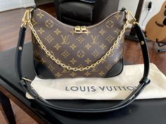 LV Boulogne. Excellent Condition. Clean interior. Dust bag and tags included. Can include original box if local. Smoke free home. Can be worn crossbody or as a shoulder bag with 3 adjustable settings. Both leather and chain straps are removable and can be worn with other bags. Chain strap adds an elegant style for evening or day. Louis Vuitton Boulogne, Louis Vuitton Handbags Black, Louis Vuitton New Wave Chain Bag Pm, Louis Vuitton Shoulder Bag Vintage, Louis Vuitton Black Monogram Bag, Louis Vuitton 2000s Bag, Chain Strap, Elegant Style, Paris Fashion