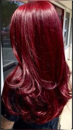 Wine Red Hair, Cherry Hair, Dyed Red Hair, Dark Red Hair