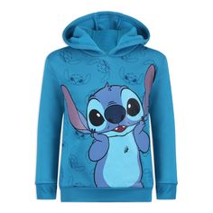 PRICES MAY VARY. Officially Licensed Disney Lilo & Stitch Toddler and Little Girl Clothes Cool and Stylish Disney Lilo & Stitch Pullover Hoodie for Toddler and Little Girls. The Perfect Stitch Girls’ Fashion Hoodies & Sweatshirts Contains One Comfy Stitch Print Hooded Blue Sweatshirt Dress Your Little Girl in Ther Adorable and Comfy Piece Featuring her Favorite Lilo & Stitch Character; Stitch! Perfect as 2T Girls Clothes, 3T Girls Clothes, 4T Girls Clothes, Size 5 Girls Clothes, Size 6 Girls Clo 2t Girl Clothes, Lilo And Stitch Characters, Stitch Ears, Stitch Toy, Stitch Character, 5 Girls, Cute Sleepwear, Cute Hoodie, Boys Fleece