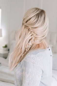 How To Waterfall Braid, Easy Waterfall Braid, Spring Break Hairstyles, Best Summer Hairstyles, Waterfall Braid Tutorial, Waterfall Braid, Braid Tutorial, The Best Summer