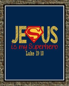 jesus is my superhero luke 19 10 cross stitch pattern