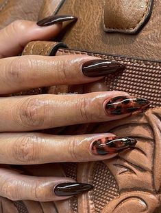 Paznokcie Hello Kitty, Cheetah Nails, Leopard Print Nails, Nagel Tips, Easy Nails, Smink Inspiration, Leopard Nails, Makijaż Smokey Eye