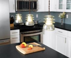 the kitchen is clean and ready to be used as an appliance for cooking