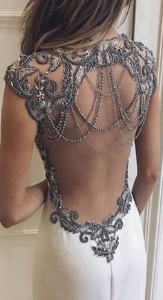 Bridesmaids Ideas, Net Fashion, Luxurious Fashion, فستان سهرة, Dresses Ideas, Back Jewelry, Bridesmaids Dresses, Wedding Bridesmaid Dresses, Gorgeous Gowns