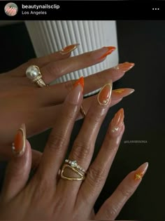 Autumn Looks, Nagel Tips, Edgy Nails, Smink Inspiration, Classy Acrylic Nails, Makijaż Smokey Eye, Thanksgiving Nails, Beach Nails