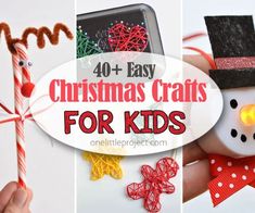 christmas crafts for kids that are easy to make