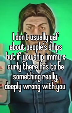 a cartoon character with the words i don't usually go about people's ships but