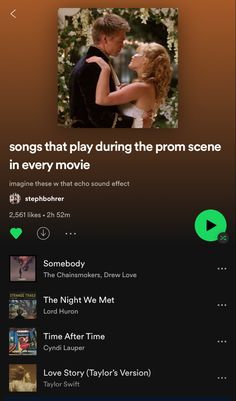 the movie app on an iphone screen with music player and other movies coming out of it