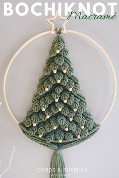 Embark on a journey of festive creativity as I share the delightful steps behind crafting a holiday macrame Christmas tree. Join me in weaving joy and turning simple strings into a seasonal masterpiece! Holiday Macrame, Christmas Crochet Ideas, Christmas Tree Wall Hanging, Tree Wall Hanging, Macrame Chairs, Christmas Tree Wall