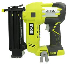 a yellow and black cordless driller on a white background with the tool attached to it