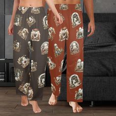 Each item is ordered and priced separately. When purchasing more than one item, please choose item and size, adding each one to your cart before completing the purchase.  Check out this enchanting pair of matching Halloween pajama pants, a perfect way for you and your partner to celebrate the spookiest time of the year together! These adorable and cozy pajama pants are designed to add a dash of whimsy to your Halloween celebrations, making them an ideal choice for any fun-loving couple. Product Cotton Long Pants For Home, Couple Pajamas Matching, Matching Couple Pajamas, Halloween Pajama Pants, Holiday Loungewear, Pajamas Matching, Boo Basket, Couple Pajamas, Halloween Pajamas