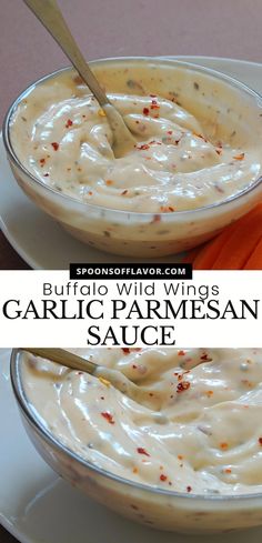 Whip up a creamy, flavorful Garlic Parmesan Sauce right in your own kitchen, inspired by the irresistible taste of Buffalo Wild Wings. Perfect for dipping, drizzling, or tossing with your favorite wings, this homemade version combines rich Parmesan cheese with a hint of garlic for a savory delight. Whether you're hosting a game day party or just craving something delicious, this easy-to-make sauce will elevate any dish to a new level of yum. Get ready to impress your taste buds with this restaurant-inspired recipe that's sure to become a household favorite. Copycat Chicken Wings, Buffalo Wings Dipping Sauce, Copycat Garlic Parmesan Sauce, Buffalo Wild Wing Sauce Recipe, Simple Wing Sauce Recipes, Sauces For Dipping, Sauce Recipes For Chicken Wings, Buffalo Wild Wings Garlic Parmesan Recipe, Garlic Parmesan Wings Buffalo Wild Wings