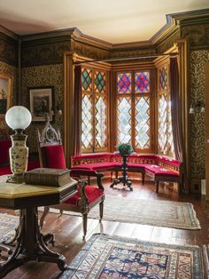 Gothic Revival Interior, Second Empire House, Victorian Window, Gothic Chair, English Garden Design, English Landscape, Crazy House, Victorian Interiors, English Country Style