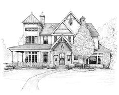 this is an artist's rendering of a house