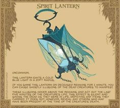 an image of a card with the words spirit lantern on it