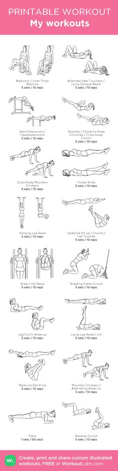 a poster with instructions for how to do an exercise