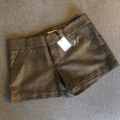 Very Cute Dressy Shorts! Never Worn. Wishlist Board, Cuffed Denim Jeans, Womens Athletic Shorts, Black Biker Shorts, Calvin Klein Shorts, Dressy Shorts, Gold Shorts, Vintage Calvin Klein, Red Jeans