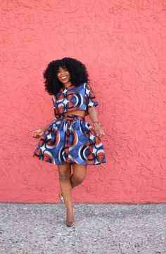 Ankara Crop Top Styles, Top Styles For Ladies, Chitenge Outfits, Ankara Crop Top, Crop Top Styles, African Traditional Wear, Latest Ankara, African Inspired Clothing, Afrikaanse Mode