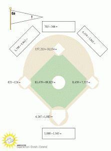 a diagram of a baseball field with the numbers and positions for each player to play