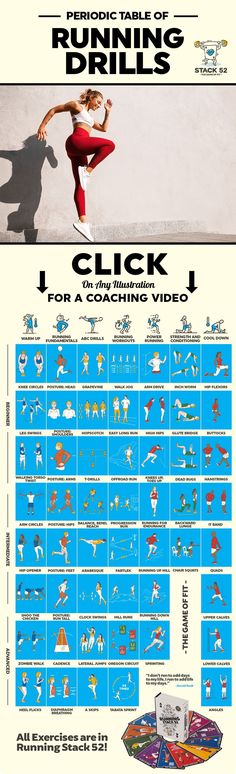 a poster with instructions for running drills on the front and back of it's cover