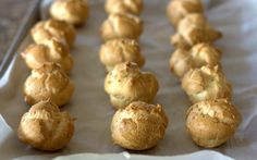 there are many rolls on the baking sheet