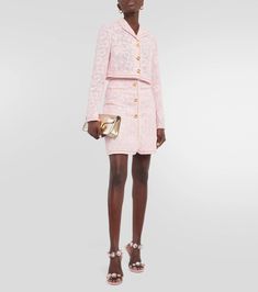 Lace Miniskirt in Pink - Giambattista Valli | Mytheresa Elegant Mini Skirt With Lace Trim, Feminine Lace Trim Mini Skirt For Party, Feminine Party Mini Skirt With Lace Trim, Elegant Lace Trim Mini Skirt, Feminine Lace Mini Skirt For Party, Chic Formal Skirt With Lace Trim, Elegant Lace Mini Skirt With Lace Trim, Elegant Lace Trim Mini Skirt For Spring, Feminine Lace Mini Skirt