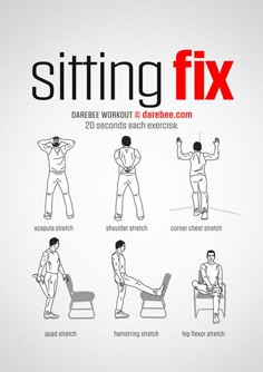 a poster with instructions on how to do siting