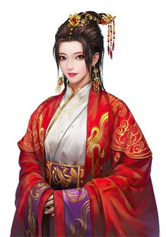 Beauty Paintings, Ancient Chinese Dress, Art Outfits, Japanese Geisha, Anime Princess, Asian Outfits, Beautiful Fantasy Art, Fantasy Clothing