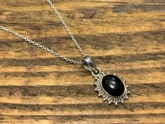 Sterling silver oval black onyx necklace. Also available in other stones. Silver Oval Onyx Necklace, Silver Onyx Oval Necklace, Silver Onyx Oval Pendant Necklace, Moonstone Teardrop Necklace, Plain Silver Rings, Starburst Necklace, Black Onyx Necklace, Onyx Necklace, Teardrop Necklace