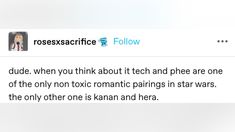 the tweet is posted to someone on their twitter account that says, rosessarcifice follow