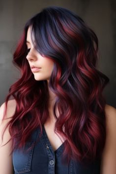 Red Hairstyle, Dark Red Hair Color, Rambut Brunette, Dark Red Hair, Pretty Hair Color, Winter Hair, Hair Color And Cut, Tone Hair, Summer Hair Color