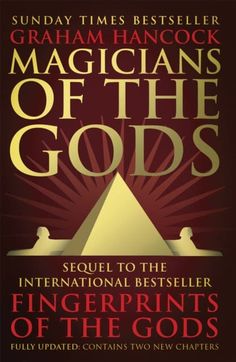 the book cover for magicians of the gods