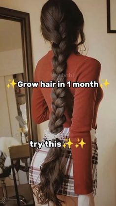 #hair #hairgoals #hairgrowth #hairlosstreatment #haircare #haircareroutine Quick Hair Growth, Homemade Hair Treatments, Healthy Hair Routine, Hair Care Remedies, Long Hair Tips, Hair Mask For Growth, Hair Growing Tips, Homemade Hair Products, Diy Hair Mask