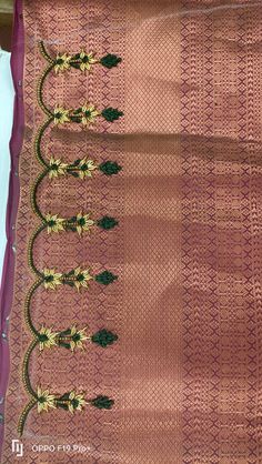 Zardosi Embroidery Motif Simple, Aari Work Motif Design, Basic Blouse Designs, Motive Design, Simple Blouses, Khatli Work, Aari Design, Latest Blouse Designs Pattern