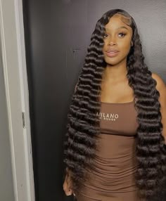 5x5 Lace Closure Wig, Loose Deep Wave, Birthday Hairstyles, Crimped Hair, Quick Weave Hairstyles, Frontal Hairstyles, Deep Wave Hairstyles, Curly Lace Front Wigs