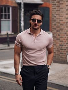 Mens Polo Shirt Outfit, Rowan Row, Men Formal Outfit, Polo Shirt Outfits, Smart Casual Menswear, Dots Fashion, Men Haircut, Business Men