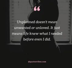 a woman standing in front of a window with the caption, uplaned doesn't mean unwanted or unsolved it just means life knew what i needed before even i did