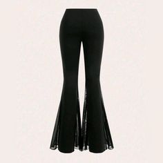 Host Pick Host Pick Hp Solid Color Flared Pants Length 40.7 Inch Waist 41.7 Inch Hips 36.3 Inch Tight 22.9 Inch Inseam 31.3 Inch Details Large 8/10 Flare Leg, Elastic Waist, High Stretch, Knitted Fabric 95%Polyester 5% Elastane Gothic Flare Pants, Black Stretch Wide Leg Pants For Party, Black Wide Leg Leggings For Night Out, Black Flare Wide Leg Pants For Night Out, Black Flare Bottoms For Night Out, Black Flare Pants For Party, Fyodor Cosplay, Mondstadt Characters, Black Lace Pants