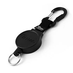 KEY-BAK MID6 Retractable Carabiner Keychain with 36 in. Kevlar Cord, 6 oz. Retraction, Carabiner, 10 Keys, Black Key Chains For Men, Black Hold, Carabiner Keychain, Small Tools, Key Accessories, Carabiner Clip, Thumb Drive, The Black Keys, Hunting Gear