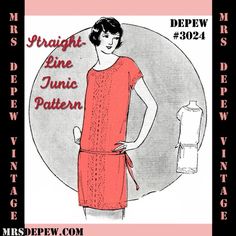 an old fashion sewing pattern for a women's dress