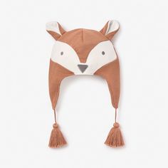 This fox aviator knit baby hat is perfect for every adventurous baby. It is made from 100% cotton with fleece lining, excellent for keeping your baby warm on cold, windy days. Adorned with a sweet face and cotton tassel details, it really is a one-of-a-kind knit baby hat. This animal baby hat is made with the highest quality fabrics to provide maximum durability making it a truly luxury baby gift.
100% cotton knit baby with polyester lining
Whimsical character design with cotton tassel details Knit Baby Hat, Luxury Baby Gifts, Pom Pom Baby, Baby Washcloth, Layette Set, Muslin Baby, Elegant Baby, Animal Baby