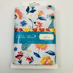 the package is packed with floral fabric